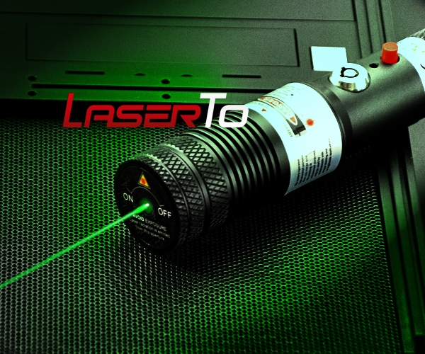 Pointeur laser vert 200mW en coffret